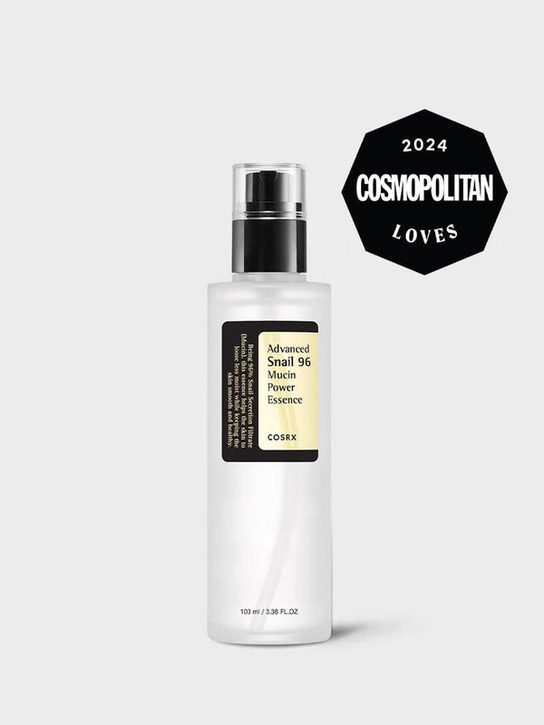 COSRX ADVANCED SNAIL 96 MUCIN POWER ESSENCE 100ML. كوسركس ادفانسد سنيل 96 موسين باور اسينس - 100 مل